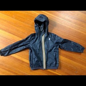 Kids K-Way Windbreaker / Rain Jacket with Hood